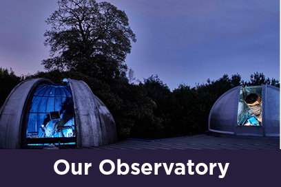 Observatory 
Take a tour of our Observatory, including a telescope used by Albert Einstein. 