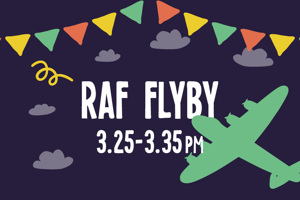 RAF flyby