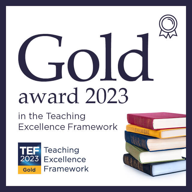 Gold award 2023 in the Teaching Excellence Framework
