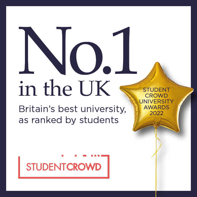 Number one in the UK. Britain's best university, as ranked by students. Studentcrowd.