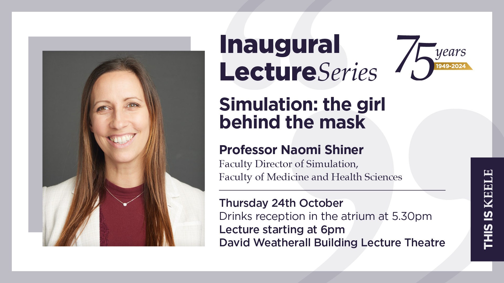 Professor Naomi Shiner: Inaugural Lecture