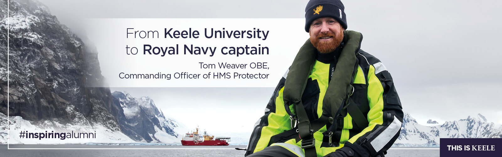 From Keele University to Royal Navy Captain - Tom Weaver OBE