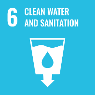 Clean water and sanitation sign