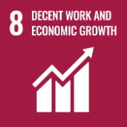 Decent work and economic growth sign
