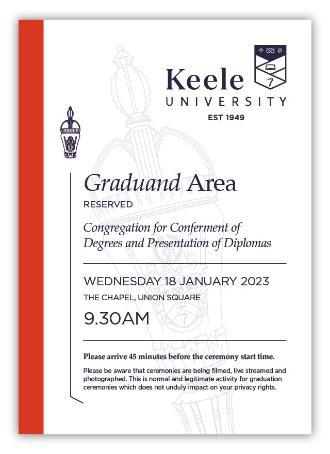 Graduation ticket image 1