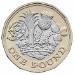 A 1 pound coin