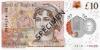 A ten pound bank note