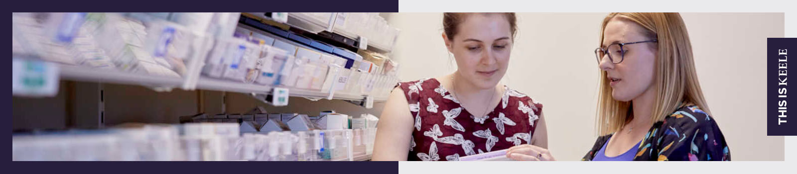 Students dispensing medicines 